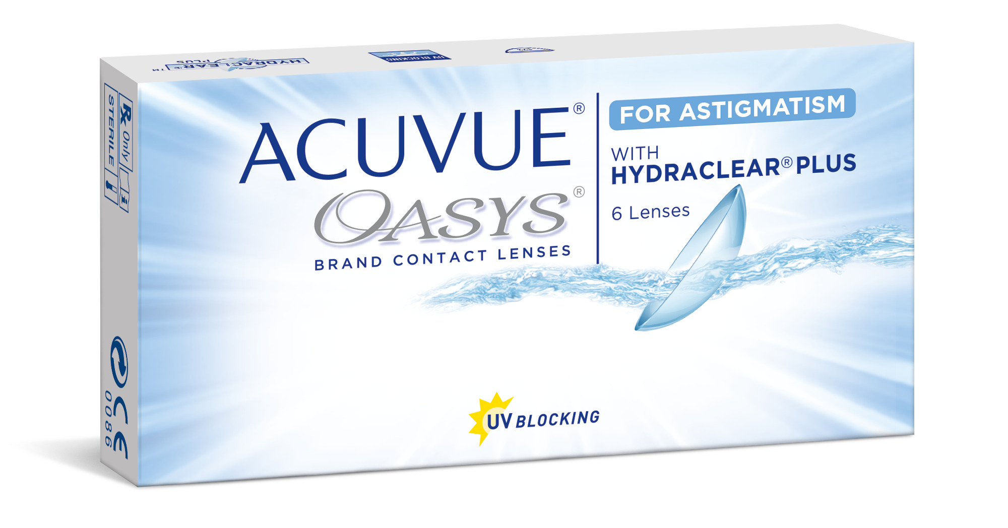 Acuvue Oasys for Astigmatism with Hydra clear plus (6 линз)