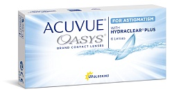 Acuvue Oasys for Astigmatism with Hydra clear plus (6 линз)